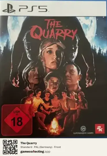 The Quarry PlayStation 5, Germany box front