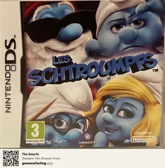 The Smurfs Nintendo DS, France box front
