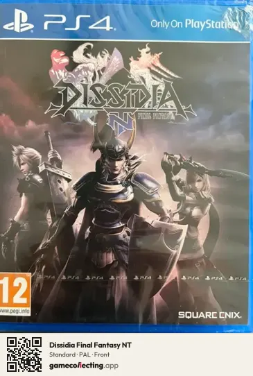 Dissidia Final Fantasy NT PlayStation 4, PAL box front