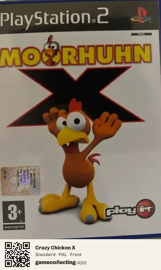 Crazy Chicken X PlayStation 2, PAL box front