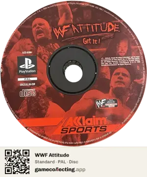 WWF Attitude PlayStation, PAL disc