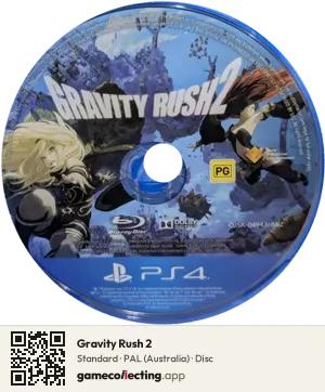 Gravity Rush 2 PlayStation 4, PAL disc