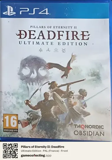 Pillars of Eternity II: Deadfire PlayStation 4, France box front