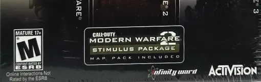 Call of Duty: Modern Warfare Trilogy, the ESRB box on its front