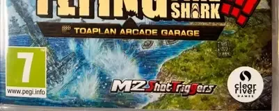 Toaplan Arcade Garage: Flying Fire Shark, the PEGI square on its front