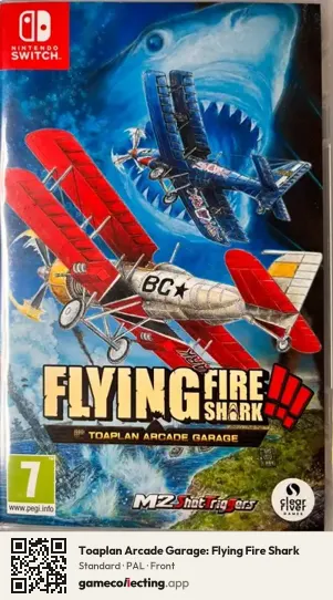 Toaplan Arcade Garage: Flying Fire Shark Nintendo Switch, PAL box front