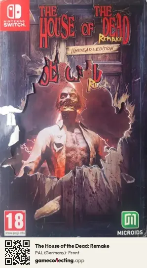 The House of the Dead: Remake Nintendo Switch, Germany box front