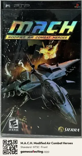 M.A.C.H. Modified Air Combat Heroes PlayStation Portable, NTSC box front