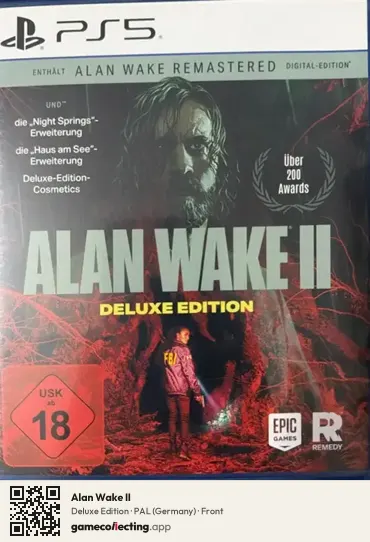 Alan Wake II PlayStation 5, Germany box front