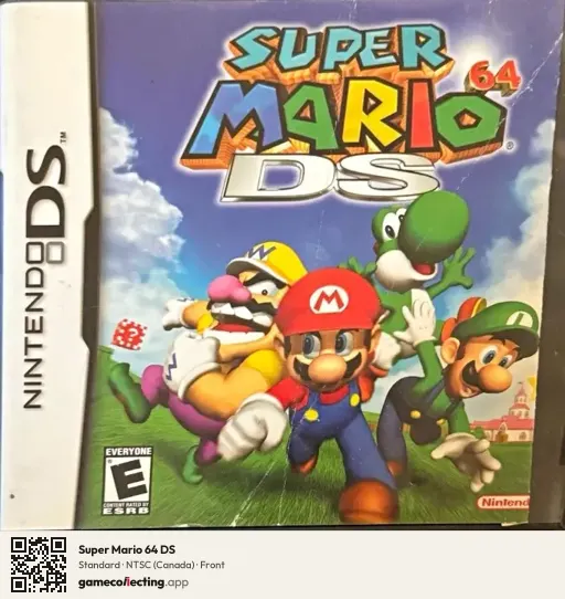 Super Mario 64 DS Nintendo DS, Canada box front