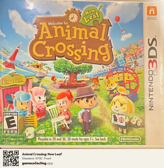 Animal Crossing: New Leaf Nintendo 3DS, NTSC box front