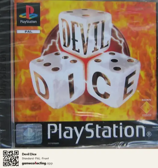 Devil Dice PlayStation, PAL box front
