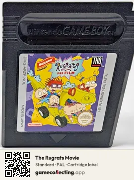 The Rugrats Movie Game Boy Color, PAL cartridge label