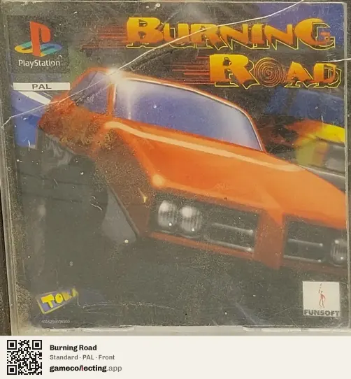 Burning Road PlayStation, PAL box front