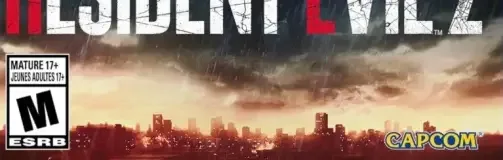 Resident Evil 2, the ESRB box on its front