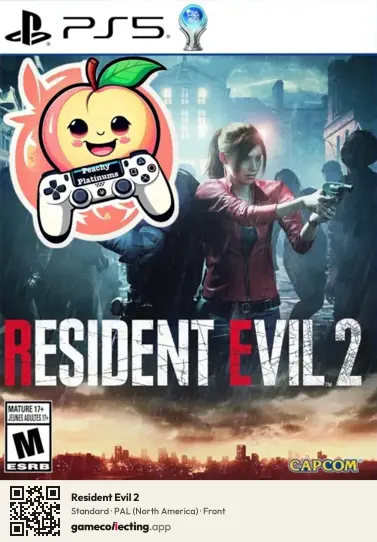 Resident Evil 2 PlayStation 5, North America box front