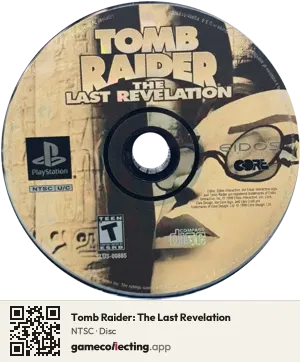 Tomb Raider: The Last Revelation PlayStation, NTSC disc