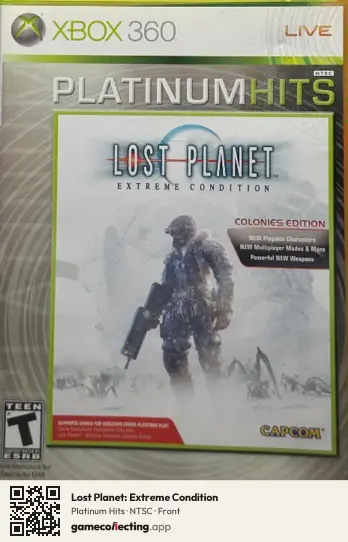 Lost Planet: Extreme Condition Xbox 360, NTSC box front