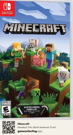 Minecraft Nintendo Switch, North America box front
