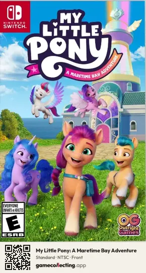 My Little Pony: A Maretime Bay Adventure Nintendo Switch, NTSC box front