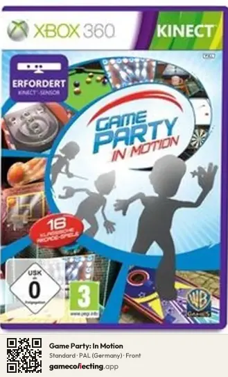 Game Party: In Motion Xbox 360, Germany box front