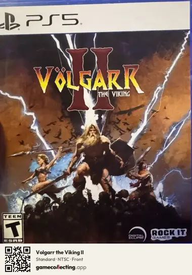 Volgarr the Viking II PlayStation 5, NTSC box front
