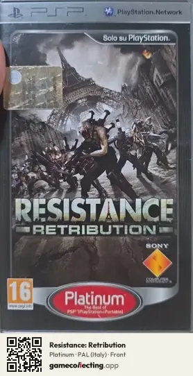 Resistance: Retribution PlayStation Portable, Italy box front