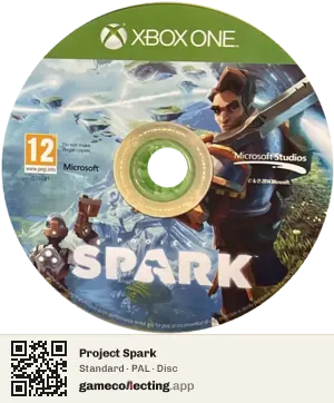 Project Spark Xbox One, PAL disc