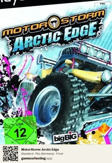 MotorStorm: Arctic Edge PlayStation 2, Germany box front