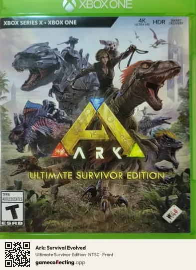 Ark: Survival Evolved Xbox Series X, NTSC box front