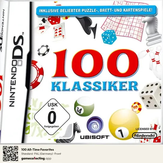 100 All-Time Favorites Nintendo DS, Germany box front