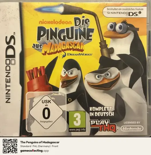 The Penguins of Madagascar Nintendo DS, Germany box front