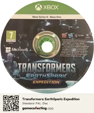 Transformers: EarthSpark: Expedition Xbox Series X, PAL disc