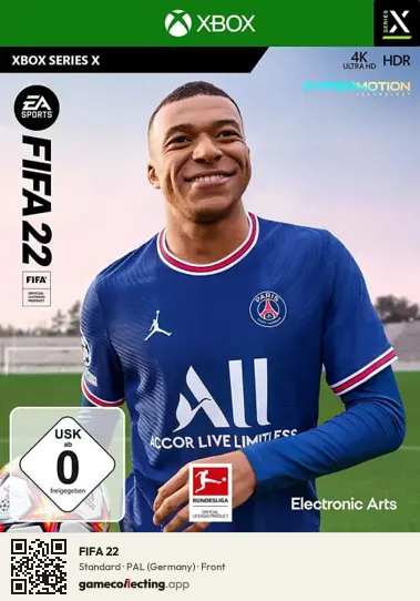 FIFA 22 Xbox Series X, Germany box front