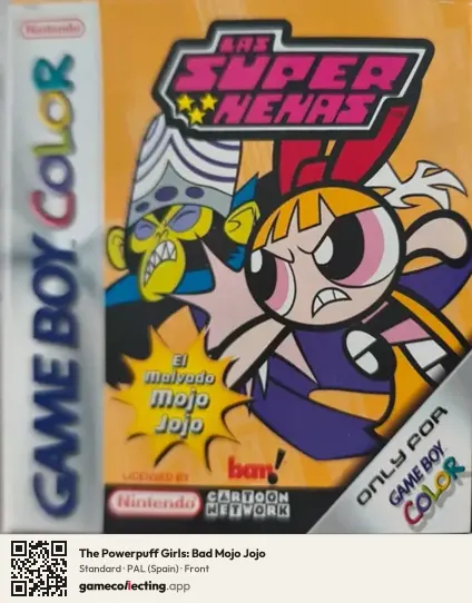 The Powerpuff Girls: Bad Mojo Jojo Game Boy Color, Spain box front