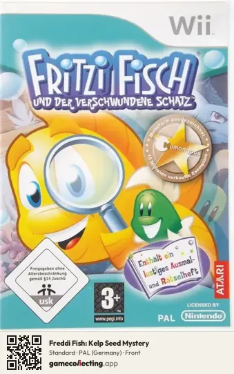 Freddi Fish: Kelp Seed Mystery Nintendo Wii, Germany box front