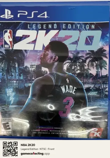 NBA 2K20 PlayStation 4, NTSC box front