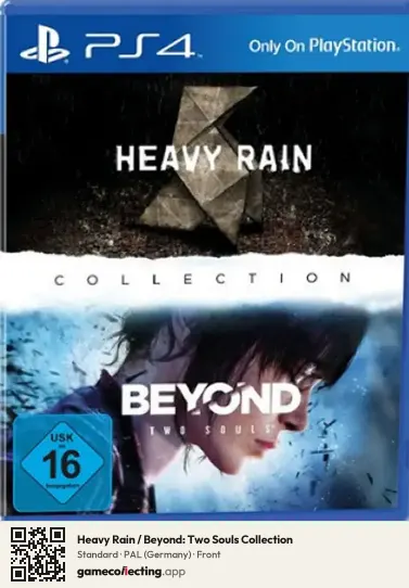 Heavy Rain / Beyond: Two Souls Collection PlayStation 4, Germany box front