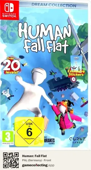 Human: Fall Flat Nintendo Switch, Germany box front