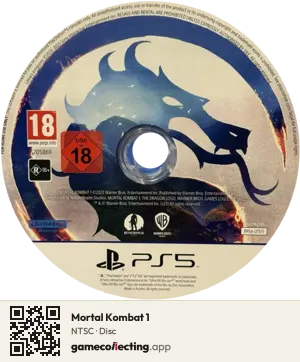 Mortal Kombat 1 PlayStation 5, NTSC disc
