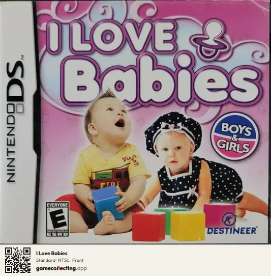I Love Babies Nintendo DS, NTSC box front