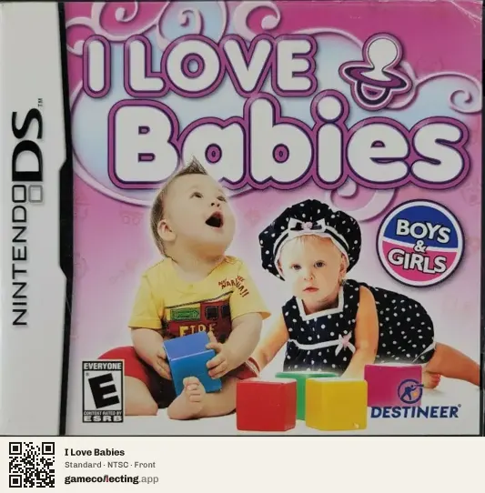 I Love Babies Nintendo DS, NTSC box front