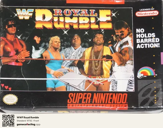 WWF Royal Rumble Super Nintendo Entertainment System, NTSC box front