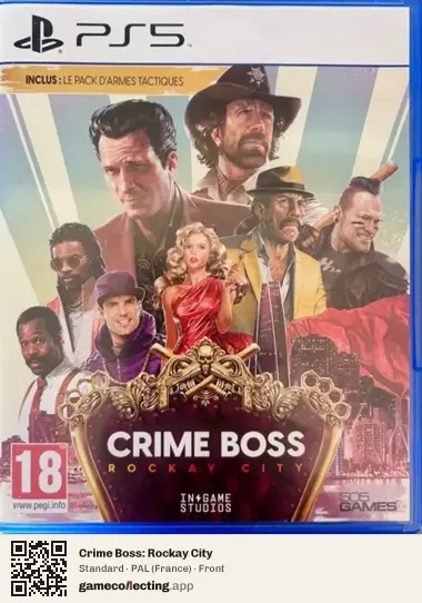 Crime Boss: Rockay City PlayStation 5, France box front