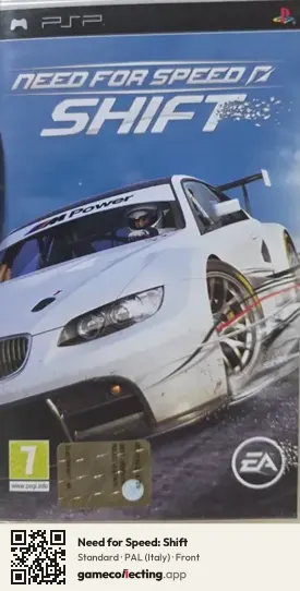 Need for Speed: Shift PlayStation Portable, Italy box front