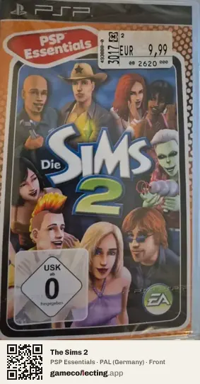 The Sims 2 PlayStation Portable, Germany box front