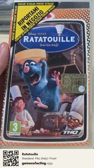 Ratatouille PlayStation Portable, Italy box front