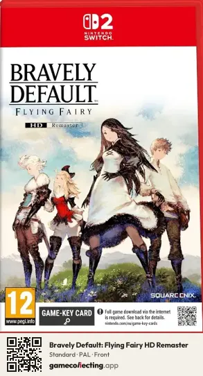 Bravely Default: Flying Fairy HD Remaster Nintendo Switch 2, PAL box front