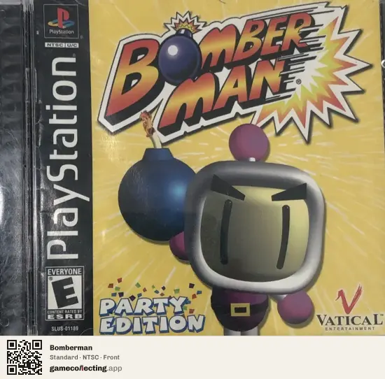 Bomberman PlayStation, NTSC box front