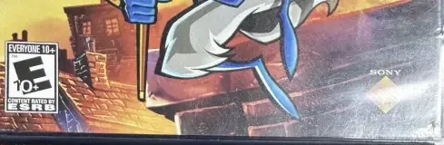 Sly 3: Honor Among Thieves, the ESRB box on its front
